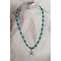 swarovski crystal sea star necklace